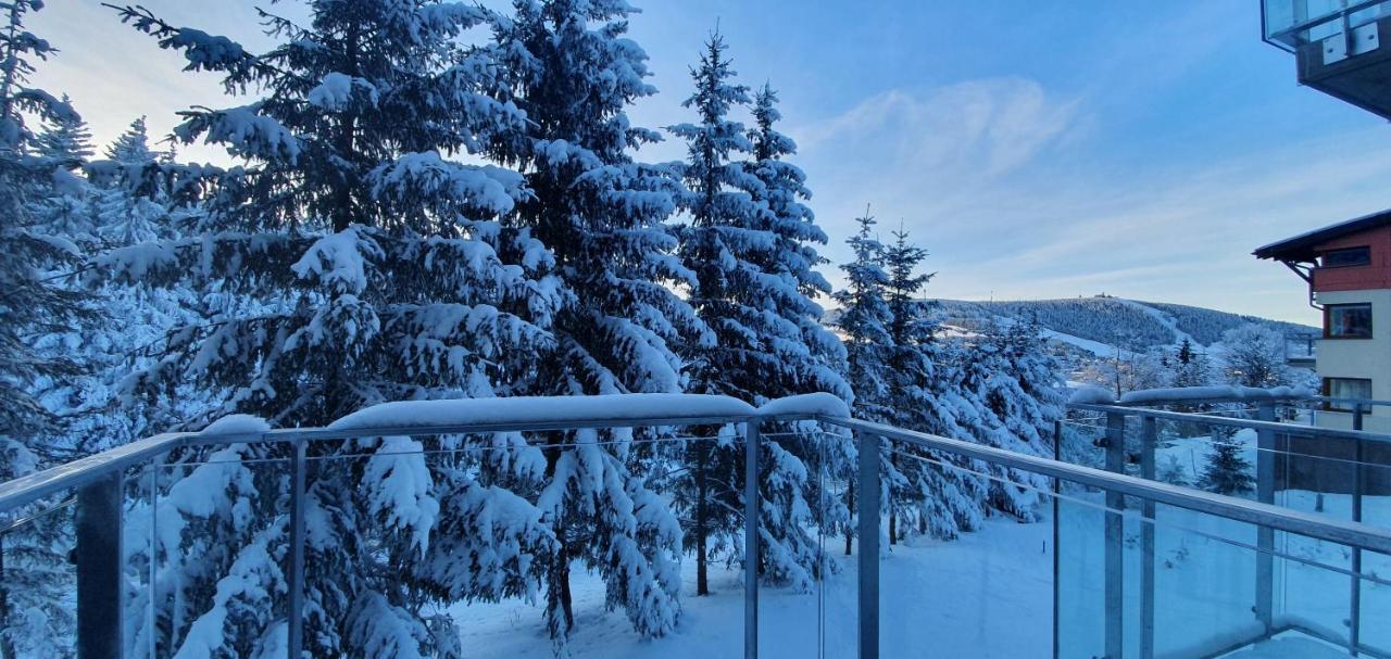Apartman Nerudovka D 104, Finska Sauna, Garazove Stani Loučná pod Klínovcem Екстериор снимка