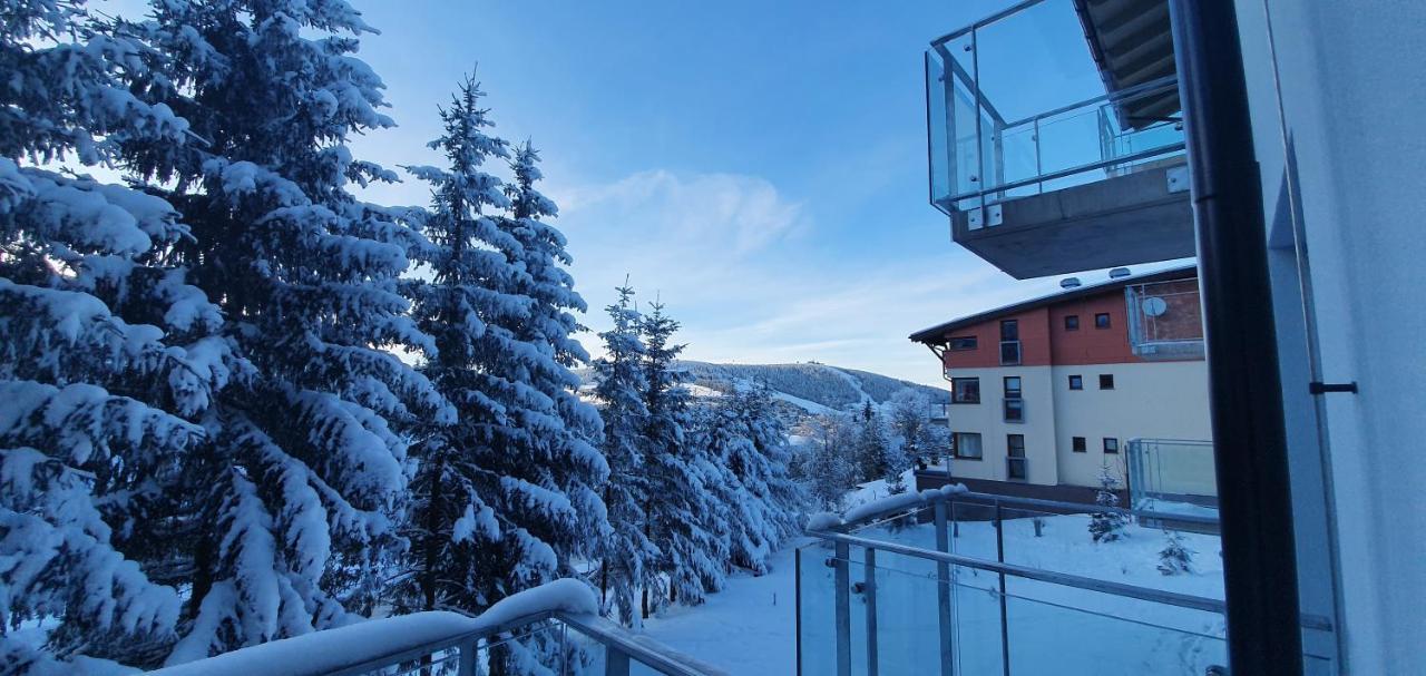 Apartman Nerudovka D 104, Finska Sauna, Garazove Stani Loučná pod Klínovcem Екстериор снимка